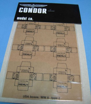 Condor А-011	Картонные коробки США, WW II, тип 2, 6 шт