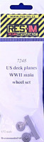 Res-Im RESIM7248 1/72 US deck planes WWII - main wheel set