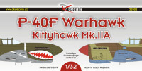 Dk Decals 32008 P-40F Warhawk/Kiityhawk Mk.IIA (4x camo) 1/32