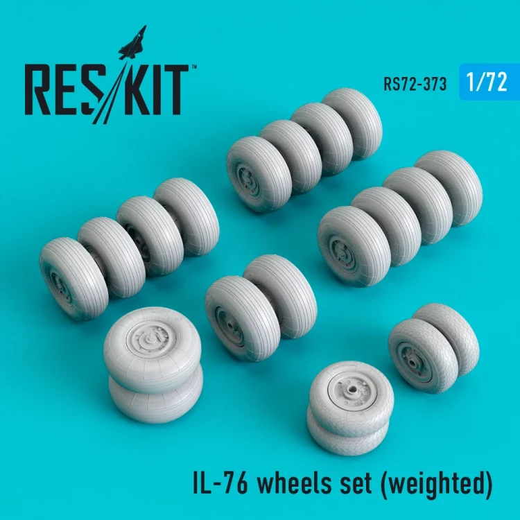 Reskit 72373 IL-76 wheels set (weighted) 1/72