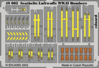 Eduard 49003 Seatbelts Luftwaffe WWII Bombers фототравление