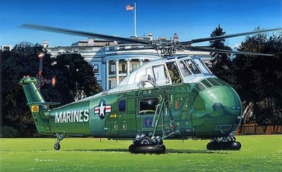 Trumpeter 02885 Американский Вертолет Sykorsky VH-34D &quot;Marine one&quot; 1/48