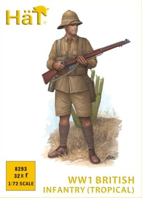 HAT 8293 British Infantry (tropical) (WWI) (32 figures/box) 1/72
