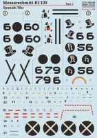 Print Scale 48266 Messerschmitt Bf-109B/D Spanish War Part 1 1/48