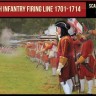 Strelets STR23272 British Infantry Firing Line 1701-1714 Spanish Succession War 1/72