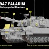 RFM 5129 Американская самоходная гаубица M109A7 Paladin с металлическим стволом и рабочими траками 1/35