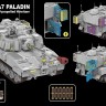 RFM 5129 Американская самоходная гаубица M109A7 Paladin с металлическим стволом и рабочими траками 1/35