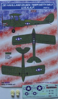 Kora Model DEC72307 DH.82A Tiger Moth Mk.II USAAF Part 2 декали декали 1/72