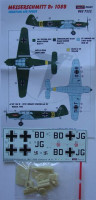 Kora Model DEC7222 Messers. Bf 108B (Croatian Air Force) декали декали 1/72
