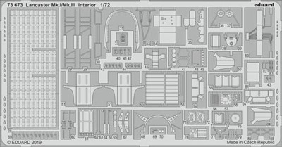 Eduard 73673 SET Lancaster Mk.I/Mk.III interior (REV)