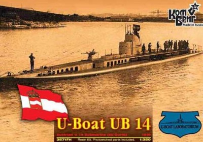 Combrig 3571FH Austrian U 14 Submarine (ex-Curie), 1916 1/350