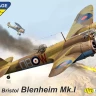 Kovozavody Prostejov V7204 Bristol Blenheim Mk.I (3x camo) VINTAGE 1/72
