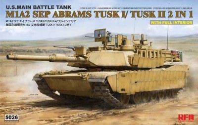 RFM 5026 M1A2 TUSK I/II с интерьером 1/35