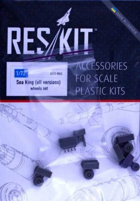 ResKit RS72-0042 Sea King (all versions) wheels (AIRF,REV,FUJ) 1/72