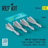 Reskit 32431 AIM-4D 'Falcon' missiles (4 pcs.) 1/32