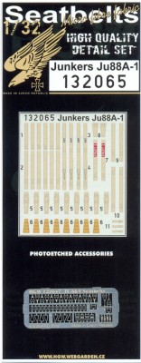 HGW 132065 Junkers Ju88A-1 (Seatbelts) 1/32