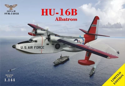 Sova Model 14018 HU-16B 'Albatross' Flying Boat (4x camo) 1/144