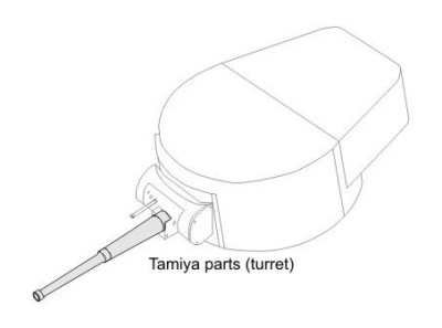 CMK B35092 BT-7/5 45mm 20K gun Metal barrel for TAM 1/35
