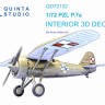 Quinta studio QD72132 PZL P.7a (Arma Hobby) 1/72