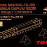 Meng Model SPS-063 Russian 9M38 Missile Dispaly Racks & Missile Container (Resin) 1/35