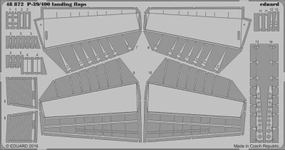 Eduard 48872 SET P-39/400 landing flaps (EDU) 1/48