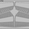 Eduard 48872 SET P-39/400 landing flaps (EDU) 1/48