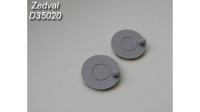 Zedval D35020 The bottom of the fuel drums 1/35