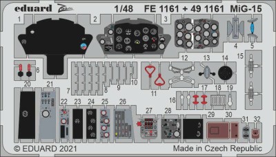 Eduard 491161 MiG-15 (BRON./H.2000) SET 1:48