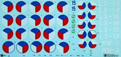 HM Decals HMD-72032 1/72 Decals IL-2 in Czechoslovak A.F. (5x camo)