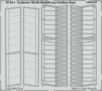 Eduard 48824 Typhoon Mk.Ib Bubbletop landing flaps