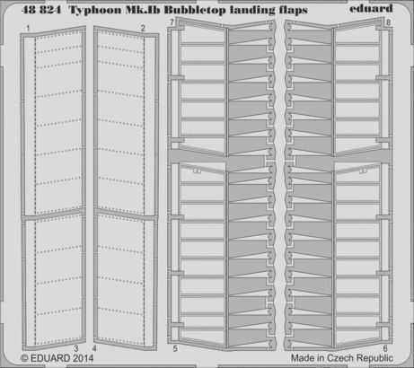 Eduard 48824 Typhoon Mk.Ib Bubbletop landing flaps