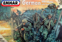 Emhar 7203 WWI GERMAN INFANTRY WITH TANK CREW 1/72
