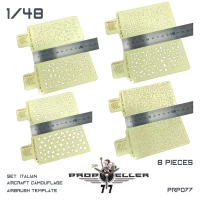 77 Propeller 77PRP077 SET Italian aircraft camo templates (8 pcs.) 1/48