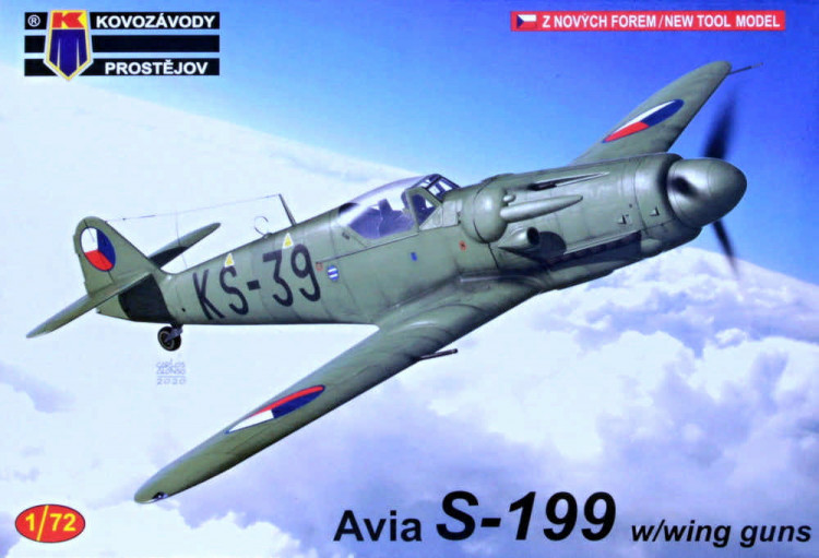 Kovozavody Prostejov 72218 Avia S-199 w/ wing guns (3x camo) 1/72