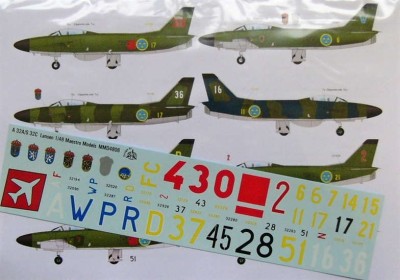 Maestro Models MMCD-4804 1/48 SAAB A32A Lansen &amp; S32C Lansen (decals)