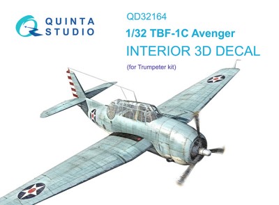 Quinta studio QD32164 TBF-1C Avenger (Trumpeter) 1/32