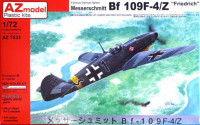 Az Model 75033 Messerschmitt Bf 109F-4/Z Friedrich (3x camo) 1/72
