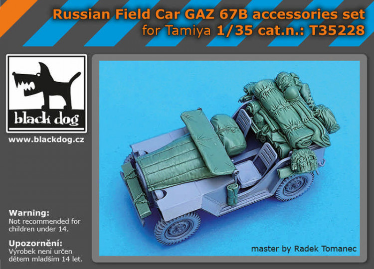 Blackdog G35228 Russian field car Gaz 67 B accessor.set (TAM) 1/35