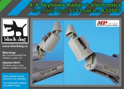 Black Dog BDOA32007 Douglas A-4E Skyhawk radar + electronic (designed to be used with Trumpeter kits) 1/32