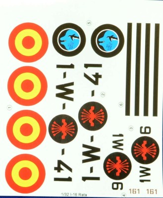 LF Model C3222 Decals I-16 Rata over Spain (SP.HOBBY/MPM) 1/32