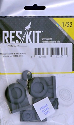 Reskit RS32-0216 Messerschmitt Bf.110 (E/F/G) Колеса (REV,DRA) 1/32