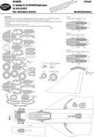 New Ware NWA-M0295 1/48 Mask E.E. Lightning F2A,F6 ADVANCED (AIRFIX)