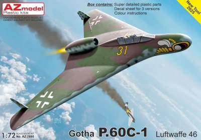 Az Models 78095 Gotha P.60C-1 Luftwaffe 46 (3x camo) 1/72