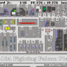 Eduard FE276 F-16A Plus interior (HAS) 1/48 фототравление Zoom Цветное