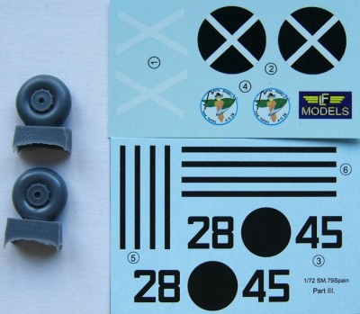 LF Model C7215 Decals for S.M 79 in Spain (Part III.) 1/72