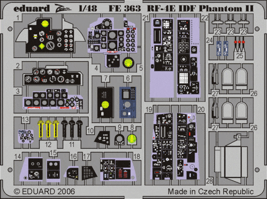 Eduard FE363 RF-4E IDF HAS