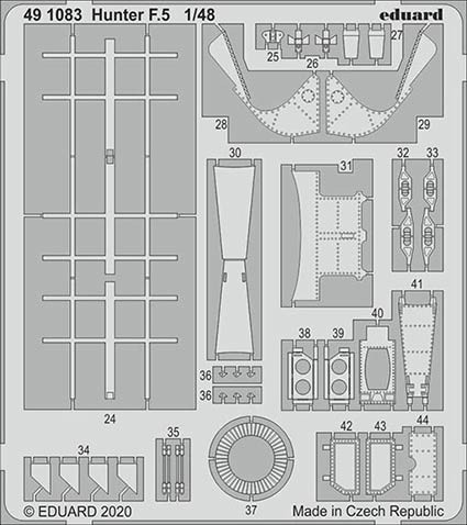 Eduard 491083 SET Hunter F.5 (AIRF)
