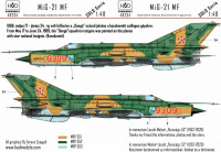 HAD 48234 MiG-21 MF HUNOF 9309 Dong? Squadron декаль 1/48