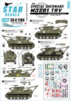 Star Decals 35-C1104 U.S. Special Shermans - M32B1 TRV in Europe 1944-45 1/35
