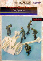 Figurines F3010 German gun crew (Five figure set)